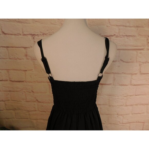 Lily Rose Black Sleeveless Chiffon Sweetheart Dress Jr XS NWT - Picture 5 of 12